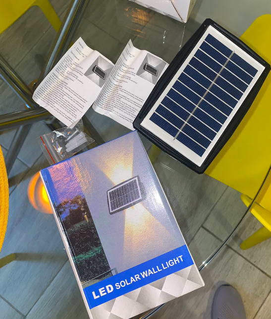 Luz Solar De Pared Ambiente Gourment